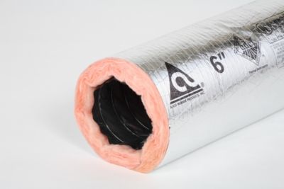 5" x 25' R6 Bagged Flexible Duct w/Silver Jacket