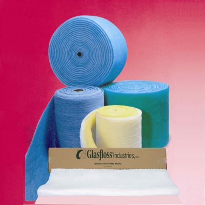 24" x 20' x 1" Glasfloss Polyester Service Roll