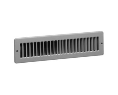 10" x 2" White Toe-Space Grille