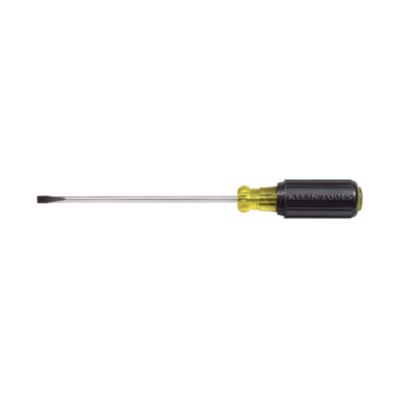 3/16" Cabinet-Tip Screwdriver 6" Round-Shank