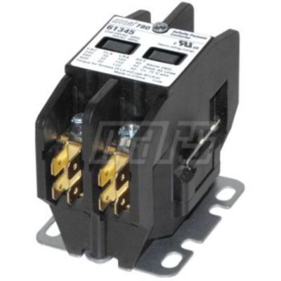 61345 - Definite Purpose Contactor 2 Pole 30 Amp 24 Volt Quick Connect & Standard Cover