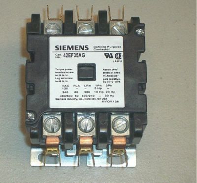 62482 - Box Lug Terminal-Contactor 3 Pole 75 Amp 208-240 Volt