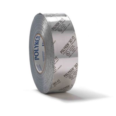 367-17, 2" x 100' Aluminum/Butyl Tape