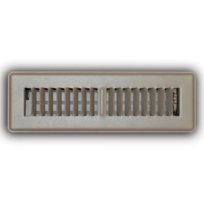 2" x 1" Brown Toe Space Floor Grille