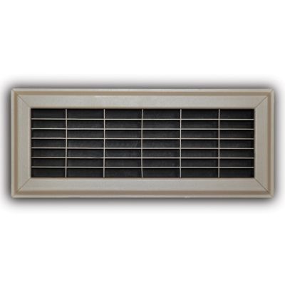 14" x 20" Brown Heavy Gauge Floor Return Air Grille