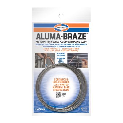 Uniweld Aluma-Braze, Flux cored Aluminum brazing